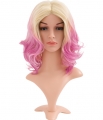 Shaggy - Ombre Curly Middle Parting Full Head Wig - Gallery #2