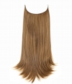 Deluxe Dark Zuri 18" 1 Piece Straight Clip In Hair Extension - Gallery #4