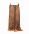Deluxe Dark Zuri 18" 1 Piece Straight Clip In Hair Extension - Gallery #7