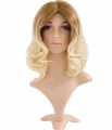 Shaggy - Ombre Curly Middle Parting Full Head Wig - Gallery #3