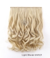 Deluxe Light Chelsea 16" 1 Piece Curly Clip In Hair Extension - Gallery #12