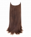 Deluxe Dark Zuri 18" 1 Piece Straight Clip In Hair Extension - Gallery #8