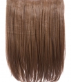 Deluxe Dark Zuri 18" 1 Piece Straight Clip In Hair Extension - Gallery #2