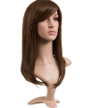 Natalie Natural Straight Side Fringe Synthetic Full Head Wig - Gallery #2