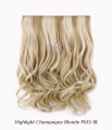 Deluxe Light Chelsea 16" 1 Piece Curly Clip In Hair Extension - Gallery #10