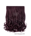 Deluxe Dark Chelsea 16" 1 Piece Curly Clip In Hair Extension - Gallery #11
