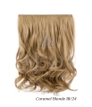 Deluxe Light Chelsea 16" 1 Piece Curly Clip In Hair Extension - Gallery #4