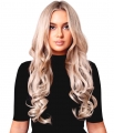 Deluxe Light Chloe 20" 1 Piece Curly Clip In Hair Extension - Gallery #1