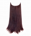 Deluxe Dark Zuri 18" 1 Piece Straight Clip In Hair Extension - Gallery #10