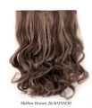 Deluxe Dark Chelsea 16" 1 Piece Curly Clip In Hair Extension - Gallery #14