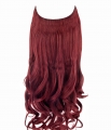 Deluxe Dark Chloe 20" 1 Piece Curly Clip In Hair Extension - Gallery #6