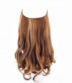 Deluxe Dark Chelsea 16" 1 Piece Curly Clip In Hair Extension - Gallery #19