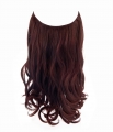 Deluxe Dark Chelsea 16" 1 Piece Curly Clip In Hair Extension - Gallery #20