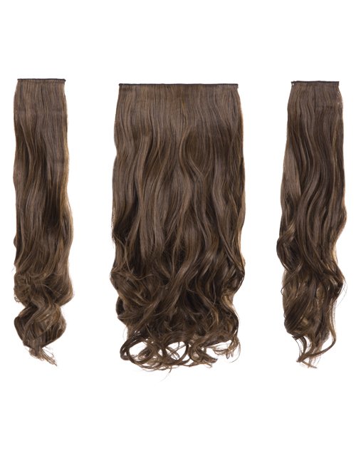 Three Pieces Curly Clip in Extension Heat Resistance Synthetic Hair- G846C/G3C