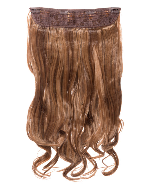 One Piece (Highlight) Curly Clip in Extension Heat Resistance Sythetic Hair- G1C